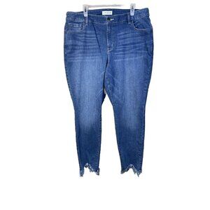 Lane Bryant Mid Rise Skinny Jeans Flex Magic Waistband Signature Fit size 20